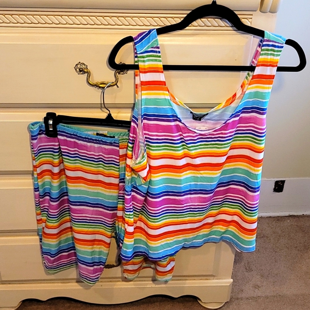 2 piece Biker Short Set Size 2X